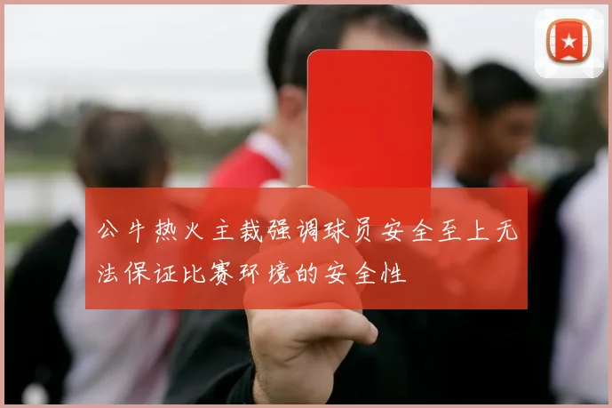 公牛热火主裁强调球员安全至上无法保证比赛环境的安全性